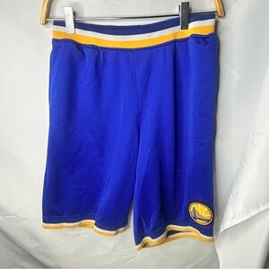 Blue and Yellow Athletic youth Shorts